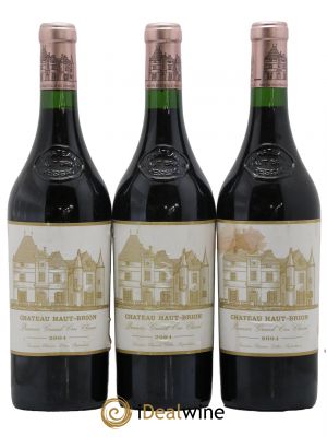 Château Haut Brion 1er Grand Cru Classé 2004 - Lot de 3 Bottles