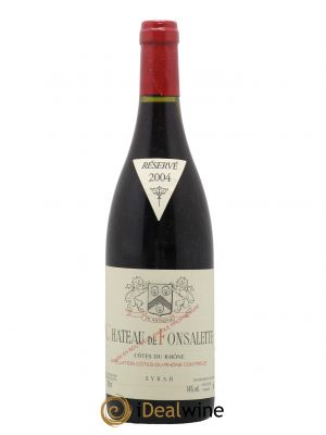 Côtes du Rhône Cuvée Syrah Château de Fonsalette 2004 - Lot de 1 Bouteille