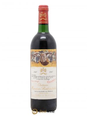 Château Mouton Rothschild 1er Grand Cru Classé 1987 - Lot de 1 Bottle