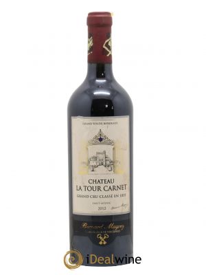 Château La Tour Carnet 4ème Grand Cru Classé 2012 - Lot de 1 Bottle