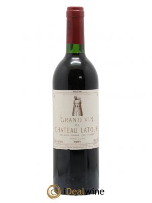 Château Latour 1er Grand Cru Classé 1991 - Lot de 1 Bottle