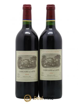 Carruades de Lafite Rothschild Second vin 2000 - Lot de 2 Bouteilles