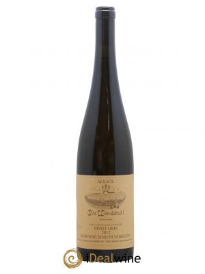 Alsace Pinot Gris Clos Windsbuhl Zind-Humbrecht (Domaine) 2012 - Lot de 1 Bouteille