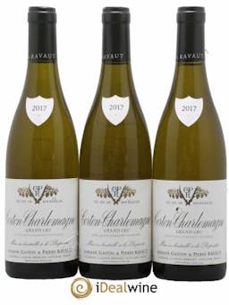 Corton-Charlemagne Grand Cru Domaine Gaston & Pierre Ravaut 2017 - Lot of 3 Bottles