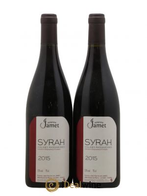 IGP Collines Rhodaniennes Syrah Jamet (Domaine)  2015 - Lot of 2 Bottles