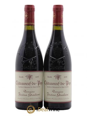 Châteauneuf-du-Pape Jérôme Gradassi 2018 - Lot de 2 Bottles
