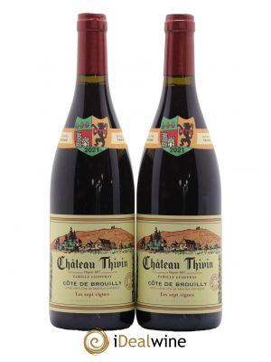Côte de Brouilly Les 7 Vignes Château Thivin  2021 - Lot of 2 Bottles