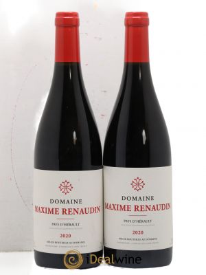 IGP Pays d'Hérault Maxime Renaudin  2020 - Lot of 2 Bottles