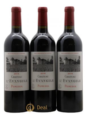 Château l'Évangile 2016 - Lot de 3 Bottles