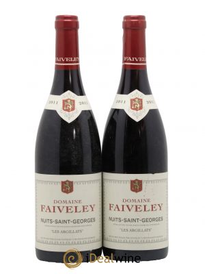 Nuits Saint-Georges Les Argillats Faiveley 2011 - Lot of 2 Bottles