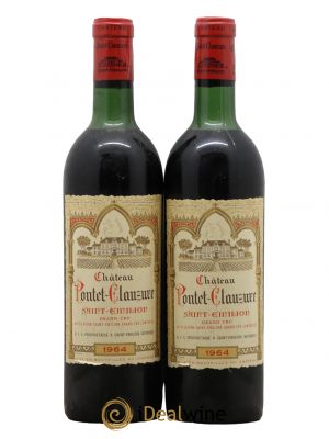 Château Pontet Clauzure 1964 - Lot de 2 Bottles