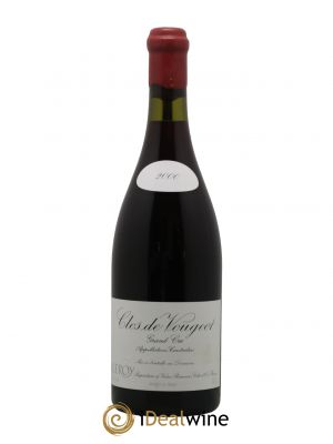 Clos de Vougeot Grand Cru Leroy (Domaine)  2000 - Lot of 1 Bottle