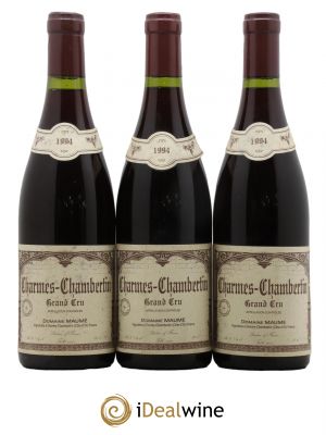 Charmes-Chambertin Grand Cru Maume (Domaine) 1994 - Lot de 3 Bottles