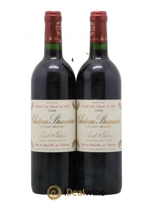 Château Branaire Ducru 4ème Grand Cru Classé 1996 - Lot de 2 Bottles
