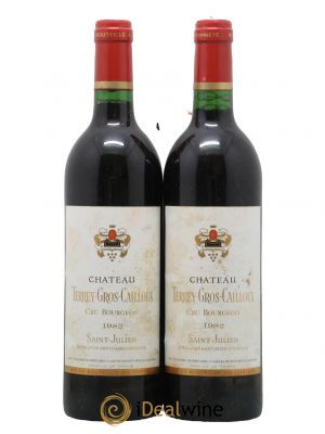 Château Terrey Gros Cailloux Cru Bourgeois  1982 - Lot of 2 Bottles