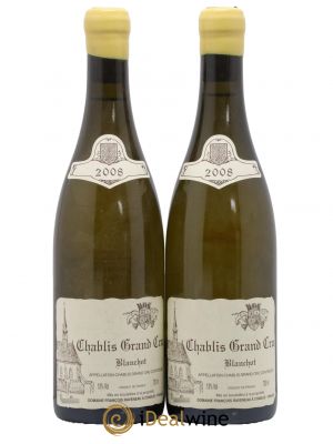 Chablis Grand Cru Blanchot Raveneau (Domaine) 2008 - Lot de 2 Bottles