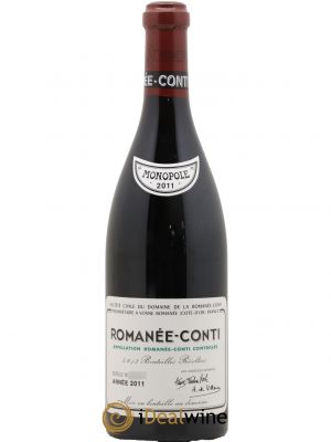 Romanée-Conti Grand Cru Domaine de la Romanée-Conti 2011 - Lot de 1 Bottle