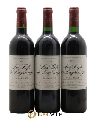 Les Fiefs de Lagrange Second Vin 1998 - Lot de 3 Bouteilles