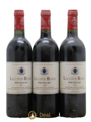 Lacoste Borie 1995 - Lot de 3 Bottles