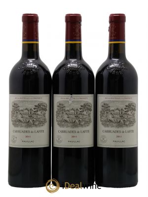 Carruades de Lafite Rothschild Second vin  2011 - Lot of 3 Bottles