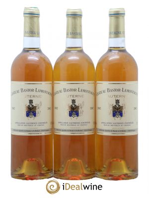 Château Bastor Lamontagne  2002 - Lot of 3 Bottles