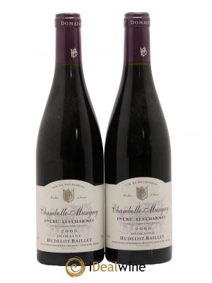 Chambolle-Musigny 1er Cru Les Charmes Hudelot-Baillet  2005 - Lot of 2 Bottles