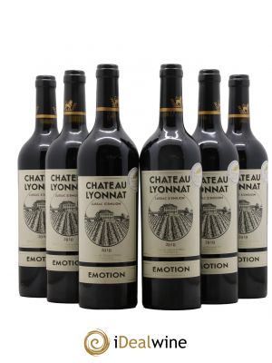 Château Lyonnat Emotion 2010 - Lot of 6 Bottles