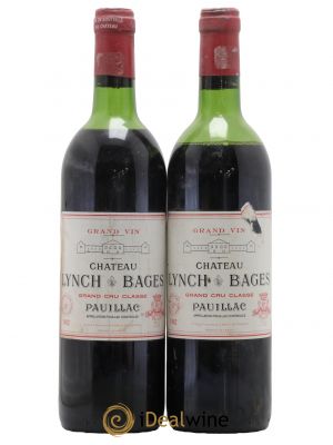 Château Lynch Bages 5ème Grand Cru Classé 1982 - Lot de 2 Bottles