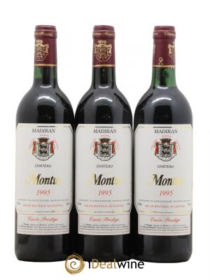 Madiran Château Montus-Prestige Alain Brumont 1995 - Lot de 3 Bouteilles