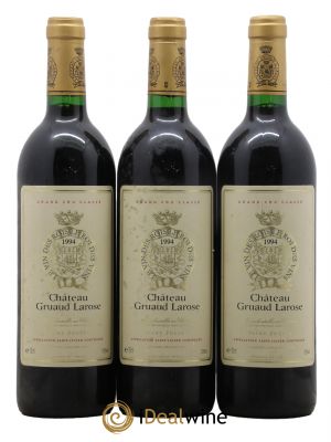 Château Gruaud Larose 2ème Grand Cru Classé 1994 - Lot de 3 Bouteilles