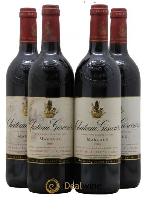 Château Giscours 3ème Grand Cru Classé 2004 - Lot de 4 Bottles