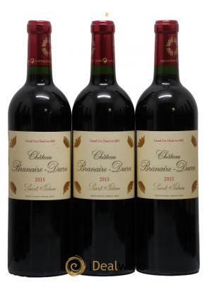Château Branaire Ducru 4ème Grand Cru Classé 2015 - Lot de 3 Bottles