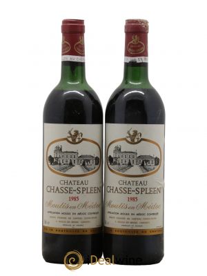 Château Chasse Spleen 1985 - Lot de 2 Bouteilles