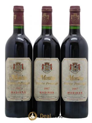 Madiran Château Montus-Prestige Alain Brumont  1997 - Lot of 3 Bottles