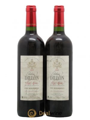 Château Dillon Cru Bourgeois 2005 - Lot de 2 Bottles