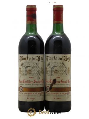 Château Les Ormes Brun Porte Du Roy 1988 - Lot de 2 Bottles