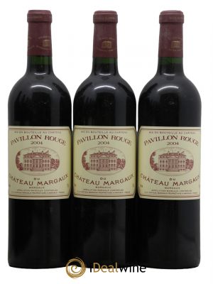 Pavillon Rouge du Château Margaux Second Vin 2004 - Lot de 3 Bottles