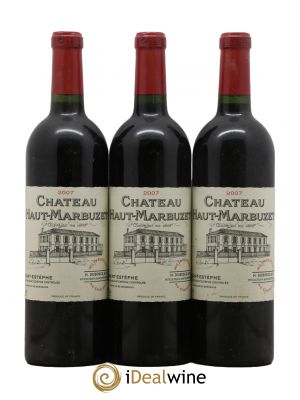 Château Haut Marbuzet  2007 - Lot of 3 Bottles