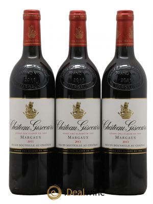 Château Giscours 3ème Grand Cru Classé 2011 - Lot de 3 Bottles