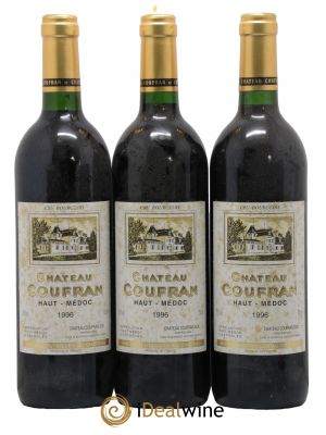 Château Coufran Cru Bourgeois  1996 - Lot of 3 Bottles