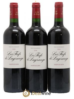 Les Fiefs de Lagrange Second Vin 2016 - Lot de 3 Bouteilles