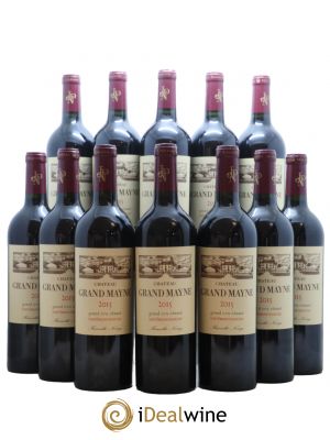 Bottles Château Grand Mayne Grand Cru Classé 2015 - Lot de 12 Bottles