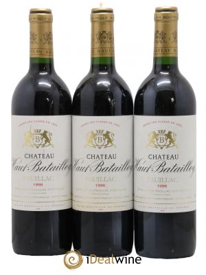Château Haut Batailley 5ème Grand Cru Classé 1996 - Lot de 3 Bottles