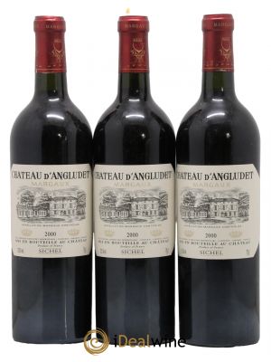Château d'Angludet Cru Bourgeois 2000 - Lot de 3 Bottles