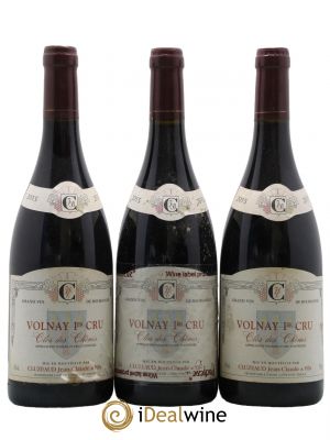 Volnay 1er Cru Clos des Chênes Domaine Jean-Claude Cluzeaud 2015 - Lot of 3 Bottles