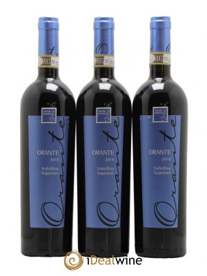 Nebbiolo Valtellina Superiore Orante Cantina Menegola 2018 - Lot de 3 Bottles