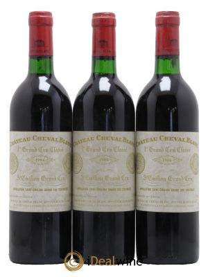 Château Cheval Blanc 1er Grand Cru Classé A 1986 - Lot de 3 Bottles