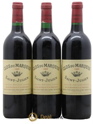 Clos du Marquis  1995 - Lot of 3 Bottles
