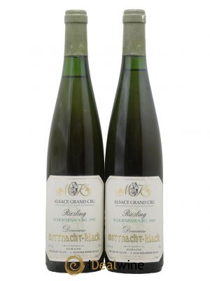 Alsace Grand Cru Riesling Schoenenbourg Domaine Mittnacht-Klack 1993 - Lot of 2 Bottles