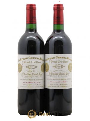 Château Cheval Blanc 1er Grand Cru Classé A 1999 - Lot de 2 Bouteilles